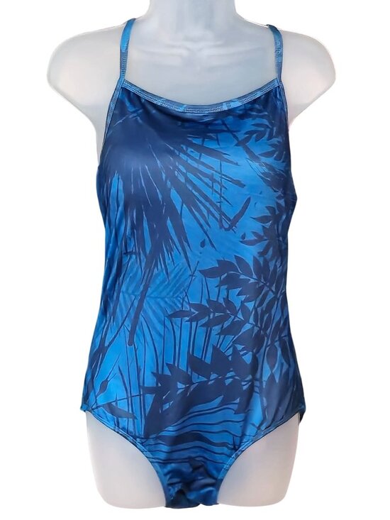 Baleaf Other - Baleaf Blue Racerback One Piece Swimsuit 38/Med UPF 50+ Adjustable Straps